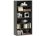 Six Shelf Bookcase - Black T3398P344835