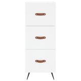 Highboard White 34.5x34x180 cm Engineered Wood 3198825