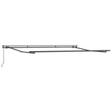 Retractable Awning Red and White 450 x 300 cm 3330917