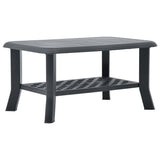 Coffee Table Anthracite 90x60x46 cm Plastic 48795