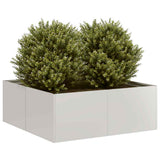 Planter 80x80x30 cm Stainless Steel 860805
