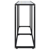 Console Table Transparent 140x35x75.5cm Tempered Glass 331674