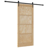 Sliding Door ORKDAL Brown 86 x 198.5 cm Solid Pine Wood 3333818