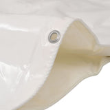 Tarpaulin 650 g/m 3.5x5 m White 144912
