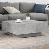 Coffee Table Concrete Grey 80x80x31 cm Engineered Wood 836584