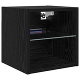 TV Wall Units 8 pcs Black Oak Engineered Wood 3402922