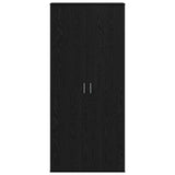 Highboard 80 x 35 x 180 cm Engineered Wood Black oak 3365563