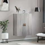 Wall Mounted Cabinet Grey Sonoma 69.5x34x90 cm 828402