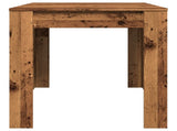Dining Table Old Wood 140x74.5x76 cm Engineered Wood 856572