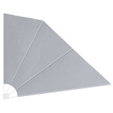 Collapsible Balcony Side Awning Grey 160x240 cm 41574