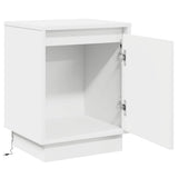 Bedside Cabinet 2 pcs White 39 x 34.5 x 50 cm Engineered wood 869595