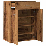 Shoe Cabinet Old Wood 60x35x84 cm Engineered Wood 855952