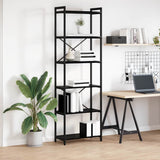 Bookshelf Black Oak 60 x 30 x 189.5 cm Engineered Wood 868377