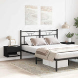 Bedside Cabinet 2 pcs Black Oak 46 x 30 x 30 cm Engineered Wood 862735