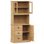 Highboard VIGO 78x40x175 cm Solid Wood Pine 3188304