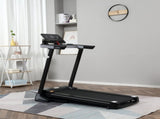 Folding Treadmill for Home Motorised Running Machine w/ LCD Display Black T3398P347524