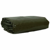 Tarpaulin 650g / m Olive Green 3 x 5 m Canvas with PVC Coating 42017756