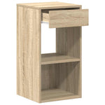 ZNTS Bedside Cabinets with Drawer 2 pcs Sonoma Oak 35x34x66.5 cm 858718