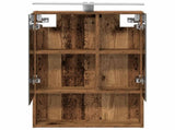 Bathroom Mirror Cabinet with Shelf Old Wood 50 x 14.5 x 70 cm 889213