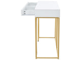 Console table, hallway table with 2 drawers, light luxury style side table, sofa table, 110x32x85 WF322522AAO