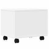 Printer Stand with Wheels White 41x32x34,5 cm 840611