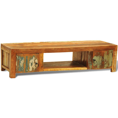 Reclaimed Wood TV Cabinet with 2 Doors Vintage Antique-style 241097