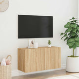 TV Cabinet Wall-mounted Sonoma Oak 80x30x41 cm 836956