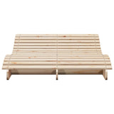 Sun Lounger 205x110x31.5 cm Solid Wood Pine 832588
