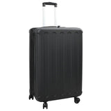 Suitcase Folding with Lock Black 50 x 30 x 76 cm ABS Plastic 42006228