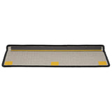 Stair Mats 20 pcs 65x21x4 cm Black Rectangular Edge 3365852