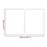 Plant Cover with Eyelets 2x10 m Polyethylene 3308689