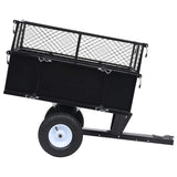 92449 Tipping Trailer for Lawn Mower 150 kg Load