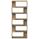 Book Cabinet Artisan Oak 80x24x192 cm Engineered Wood 855783