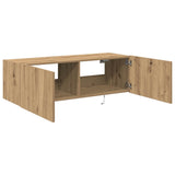TV Wall Cabinet Artisan Oak 100 x 35 x 31 cm Engineered Wood 863111