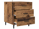 Bedside Cabinet Old Wood 40 x 40 x 66 cm Engineered Wood 882134