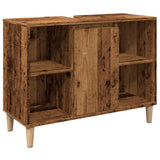 Bathroom Cabinet Old Wood 80x33x60 cm Engineered Wood 857133
