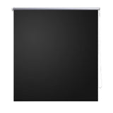 ZNTS Roller Blind Blackout 160 x 175 cm Black 240143