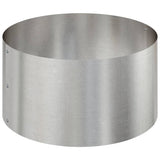Garden Planter Silver 120 x 120 x 20 cm Stainless Steel 873659