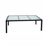 9 Piece Outdoor Dining Set with Cushions Poly Rattan Black 43126