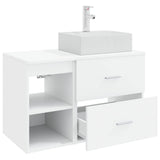Bathroom Furniture Set 2 pcs White Engineered Wood 3403888