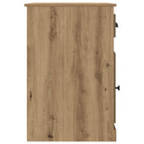 Desk with Drawer Artisan Oak 50 x 115 x 75 cm Engineered Wood 862823