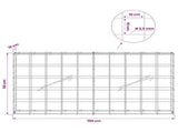 Gabion with 3.5 mm Wire and 10x10 cm Mesh 100x10x50 cm 3462980