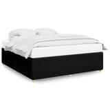 Bed Frame without Mattress Black Super King Fabric 3285041