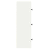 Bookcase White 40x24x77 cm Engineered Wood 860364