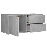 TV Cabinet Concrete Grey 80x34x36 cm Engineered Wood 801854