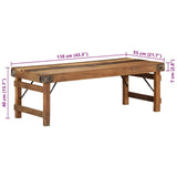 Coffee Table Brown 110 x 55 x 40 cm Solid reclaimed wood 4019620