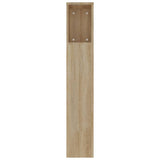 Headboard Cabinet Sonoma Oak 220x18.5x104.5 cm 811964