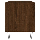 ZNTS Record Cabinet Brown Oak 85x38x48 cm Engineered Wood 831707