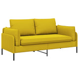 2-Seater Sofa 2-Seater Yellow 188 x 81 x 89 cm Velvet 42048619