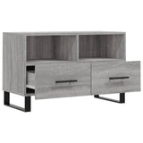 TV Cabinet Grey Sonoma 80x36x50 cm Engineered Wood 829002